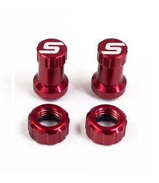 STANS VALVE CAP COLOR KIT RED