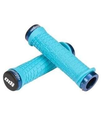 ODI ODI TLD MTB LOCK-ON GRIPS AQUA/BLUE