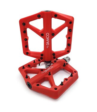 Damco DAMCO SEALED NYLON PEDALS RED