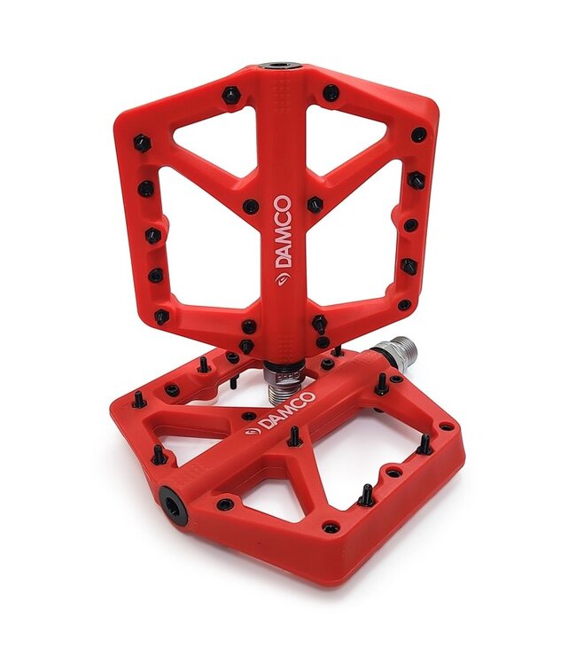 DAMCO BMX NYLON PEDALS RED