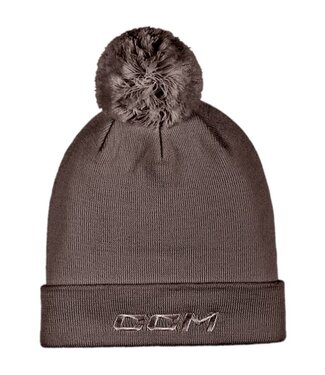 CCM CCM CORE POM KNIT TOQUE YTH HPM3CA MAJOR BROWN