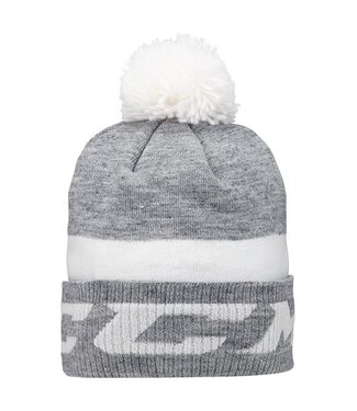CCM CCM CORE POM KNIT TOQUE C6186 SR GREY/WHITE