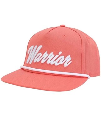 Warrior Wwarrior Script Snapback Hat Salmon