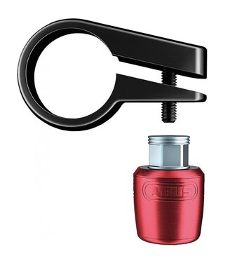 Abus ABUS NUTFIX SPC SEATPOST CLAMP LOCK RED 34.9MM