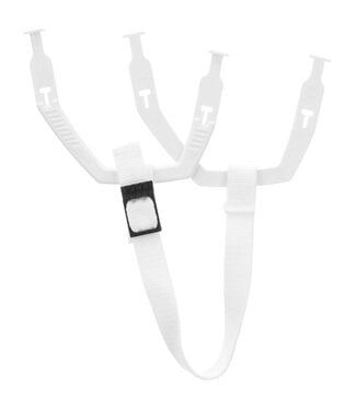 CCM CCM HELMET EAR LOOPS/CHIN STRAP WHITE
