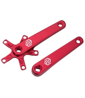 Promax PROMAX SQ-1 JIS SQUARE TAPER CRANK 5 BOLT RED 135MM