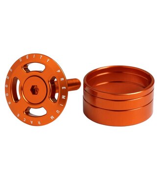 Deity DEITY CROSSHAIR TOPCAP AND SPACERS ORANGE