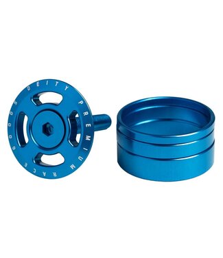 Deity DEITY CROSSHAIR TOPCAP AND SPACERS BLUE