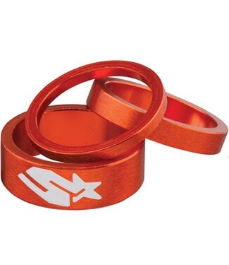 Spank SPANK HEADSET SPACER KIT 1-1/8" ORANGE