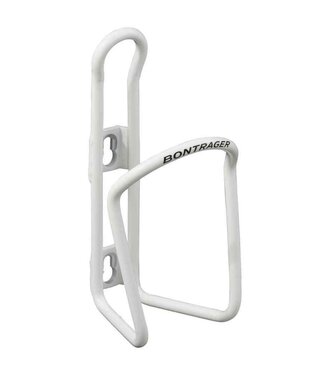 Bontrager BONTRAGER ALUMINUM WATER BOTTLE CAGE WHITE