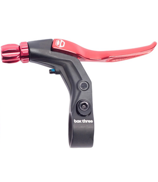 Box BOX THREE SHORT REACH V-POINT BRAKE LEVER RED