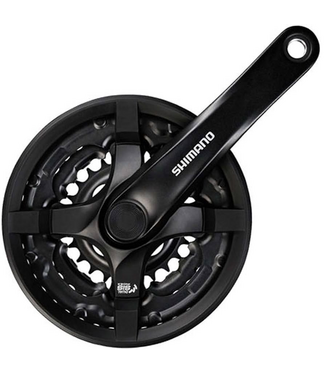 Shimano SHIMANO FC-TY501 CRANKSET 6/7/8 SPD 175MM 28/38/48T BLACK