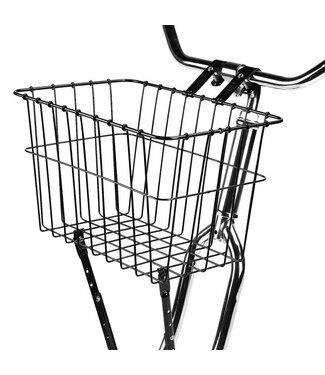 WALD #198 FRONT BASKET 14.5X9.5X9" BLACK