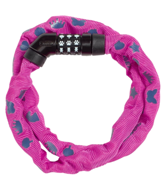 Bontrager BONTRAGER ABUS KIDS COMBO CHAIN LOCK PINK
