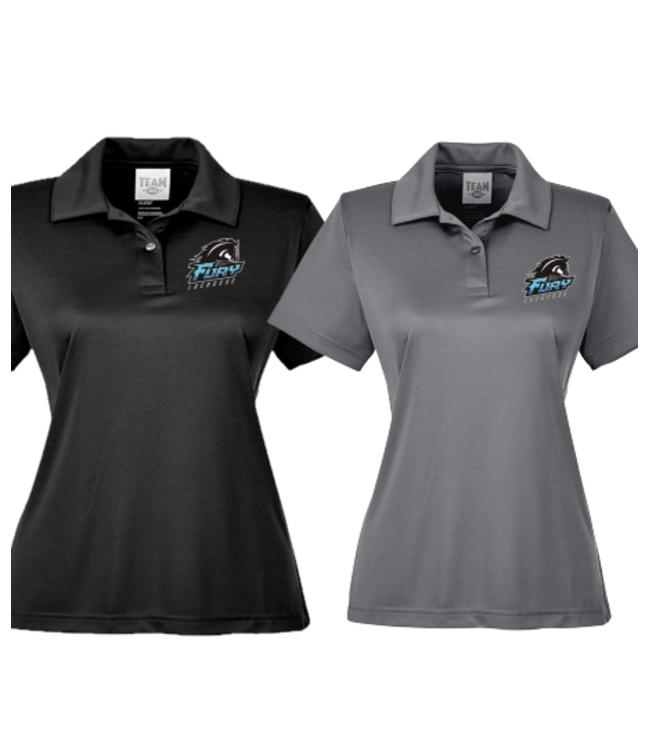 FURY LACROSSE POLO GOLF SHIRT WOMENS
