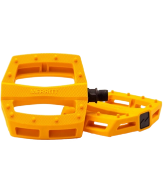 Merritt MERRITT P1 PEDALS GOLDEN ROD ORANGE