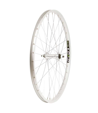 EVO EVO TOUR 20 24" FRONT WHEEL NUTTED SILVER (D)