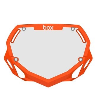 Box BOX TWO NUMBER PLATE SMALL ORANGE