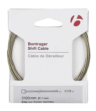 Bontrager BONTRAGER ELITE SHIFT GEAR CABLE STAINLESS (EACH)