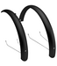 ELECTRA TOWNIE FENDER SET MATTE BLACK 26"