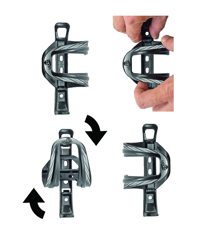 49N DUALLY SIDE-ENTRY WATER BOTTLE CAGE BLACK