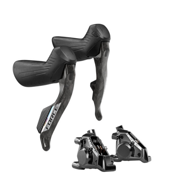 SRAM FORCE SHIFT-BRAKE LEVER + FLAT MOUNT DISC BRAKE REAR