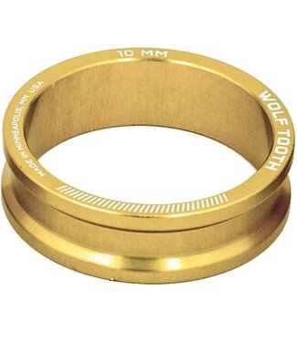 WOLF TOOTH WOLF TOOTH HEADSET SPACER 10MM GOLD