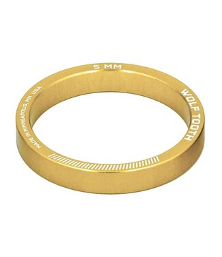 WOLF TOOTH WOLF TOOTH HEADSET SPACER 5MM GOLD