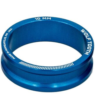 WOLF TOOTH WOLF TOOTH HEADSET SPACER 10MM BLUE
