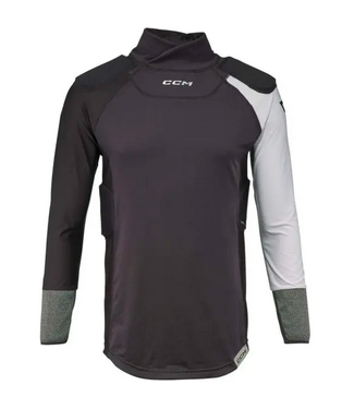 CCM CCM TACKS PRO BASELAYER PADDED WRIST + NECK SHIRT SR A6