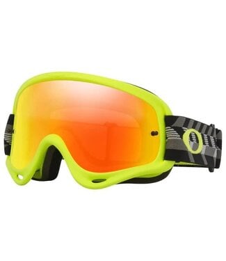 Oakley OAKLEY O-FRAME 2.0 MX IRIDIUM GOGGLES BLACK EMPIRE YELLOW W/ FIRE