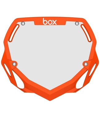 Box BOX TWO NUMBER PLATE ORANGE LARGE