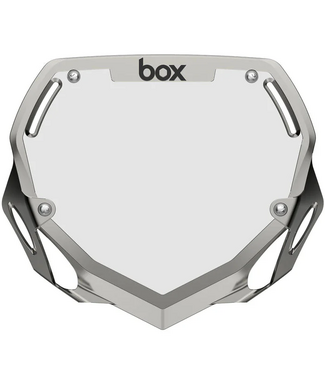 Box BOX TWO NUMBER PLATE CHROME SILVER LARGE