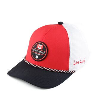 Black Clover BLACK CLOVER ADJUSTABLE SNAPBACK HAT OH CANADA RED