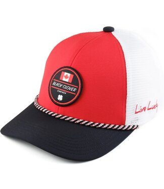 Black Clover BLACK CLOVER ADJUSTABLE SNAPBACK HAT OH CANADA RED