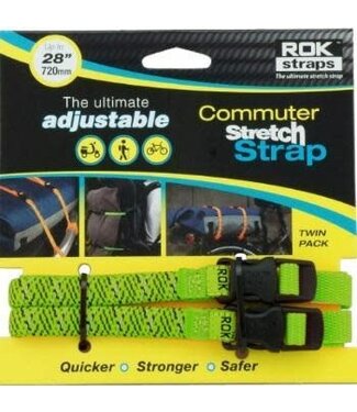 ROKSTRAP COMMUTER STRAPS REFLECTIVE GREEN 28"
