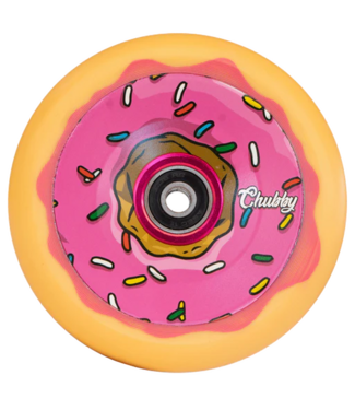 CHUBBY CHUBBY MELOCORE WHEEL 110MM X 24MM PINK DOUGHNUT (EACH)
