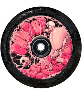 CHUBBY CHUBBY MELOCORE WHEEL 110MM X 24MM GUMMY BLACK/PINK (EACH)