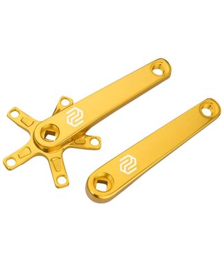 Promax PROMAX SQ-1 JIS SQUARE TAPER CRANK 5 BOLT GOLD 160MM