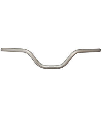 Damco DAMCO ALLOY HANDLEBAR RISE 123MM RISE SILVER 630MM 25.4MM