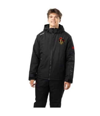 Bauer CRUSADERS BAUER TEAM HEAVYWEIGHT JACKET BLACK SR L (USED TWICE)
