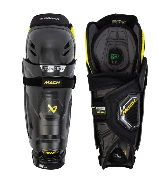 Bauer Supreme Mach Shin Pads Senior