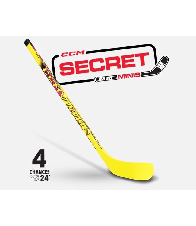 CCM Vizion Mini Stick Yellow (SECRET)