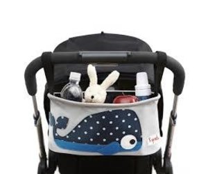 3 Sprouts Stroller Organizer (whale)