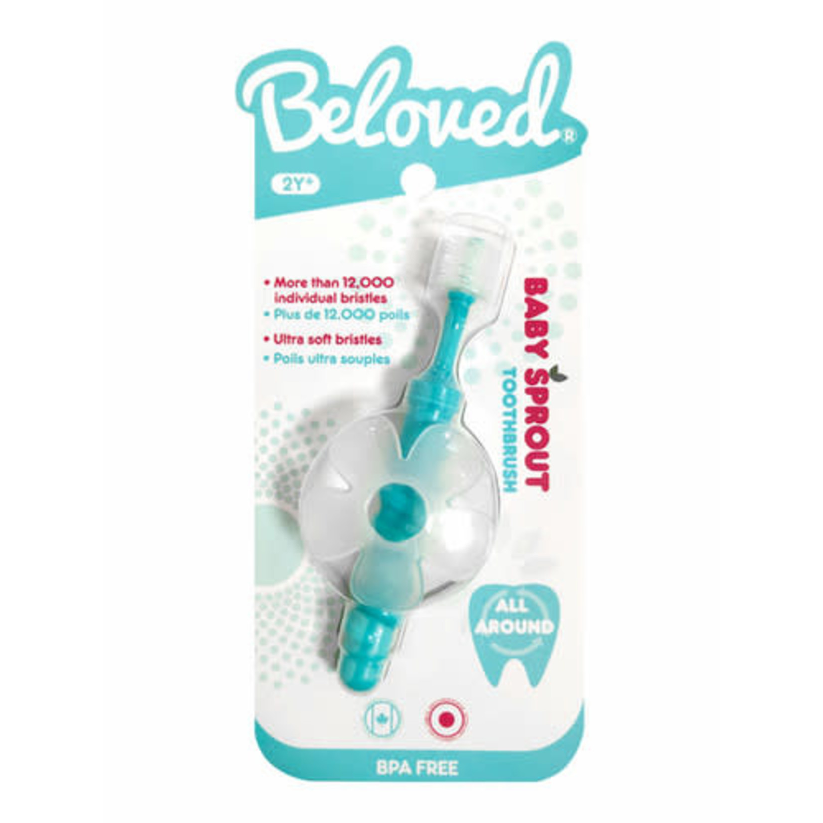 beloved 360 cylinder Sprout toothbrush 2y+