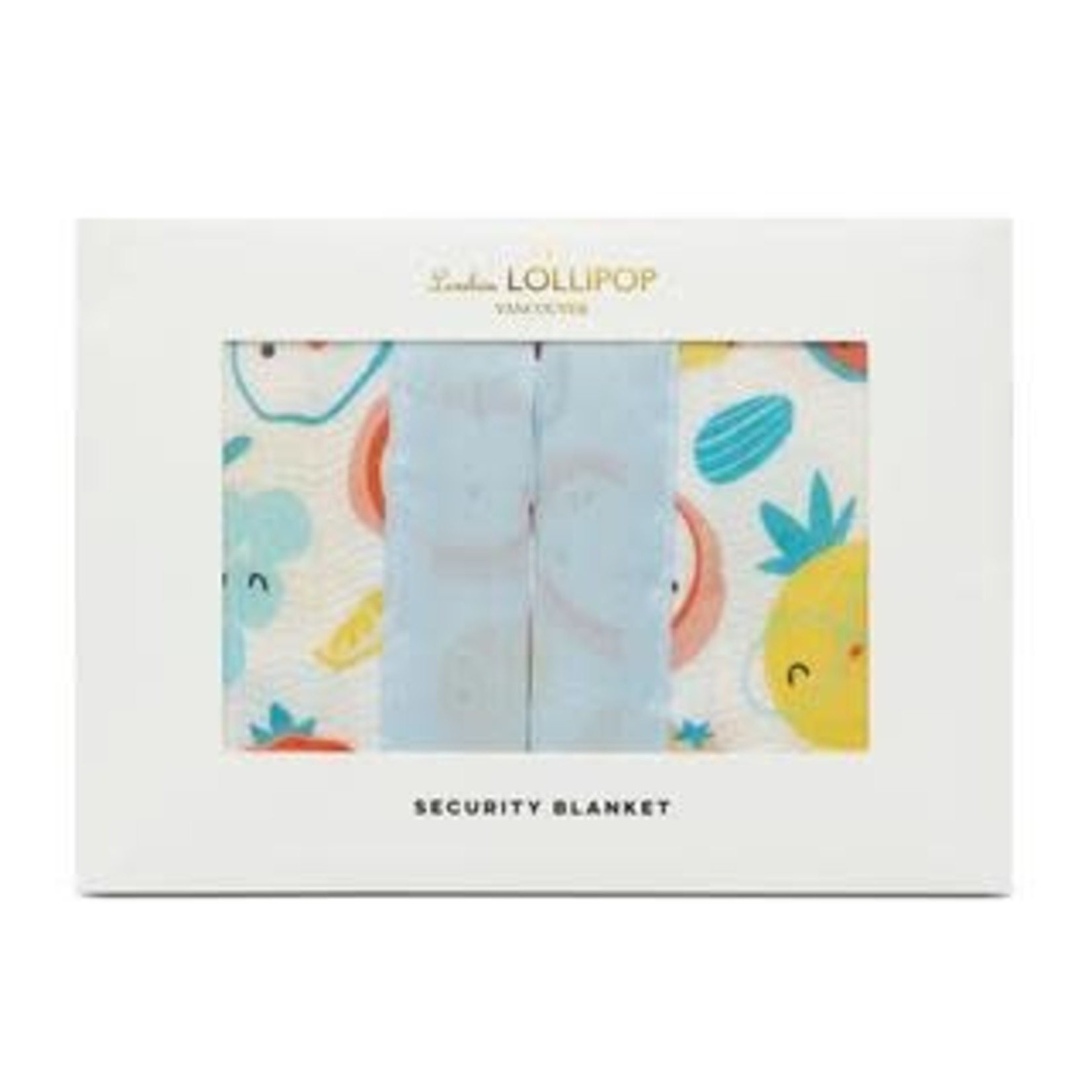Loulou Lollipop Loulou Lollipop 2pk Security Blankets (Cutie Fruits)