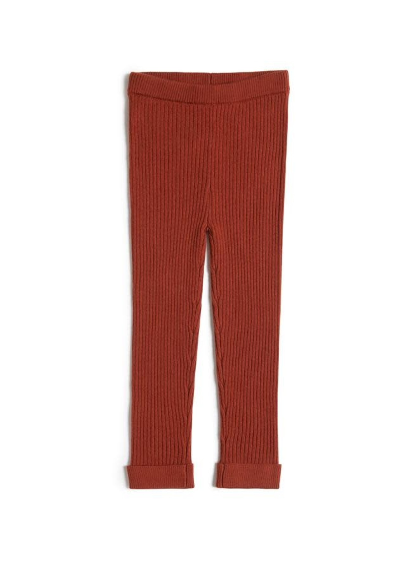 legging orange fille