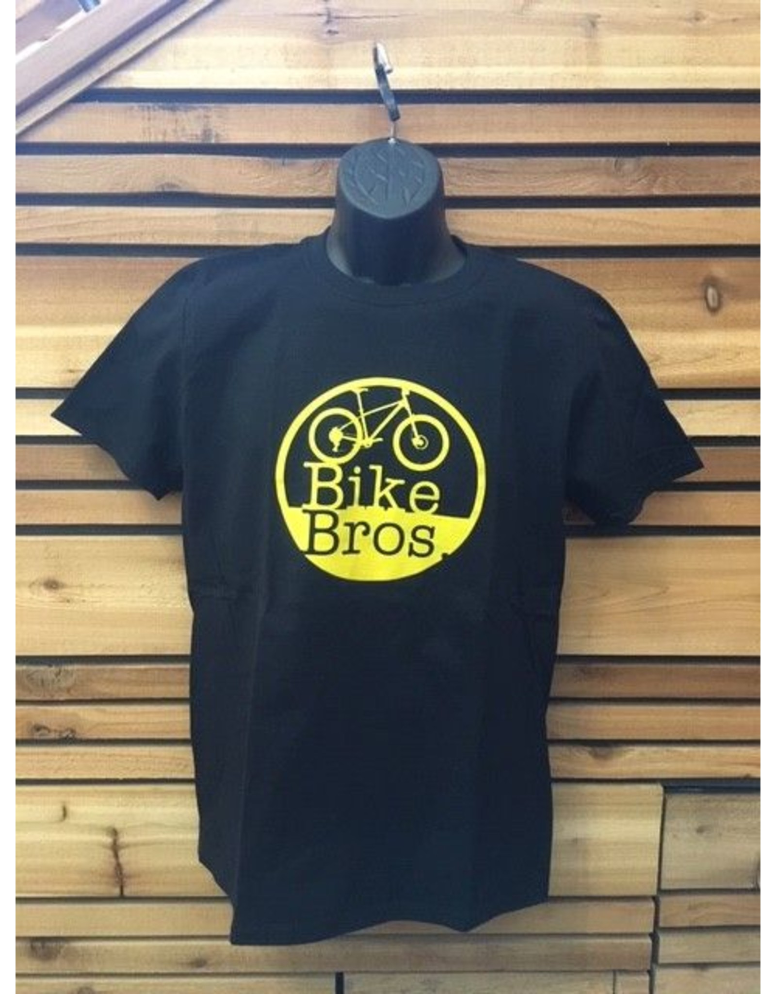 Bike Bros. Bike Bros Yellow Round Logo T-Shirt