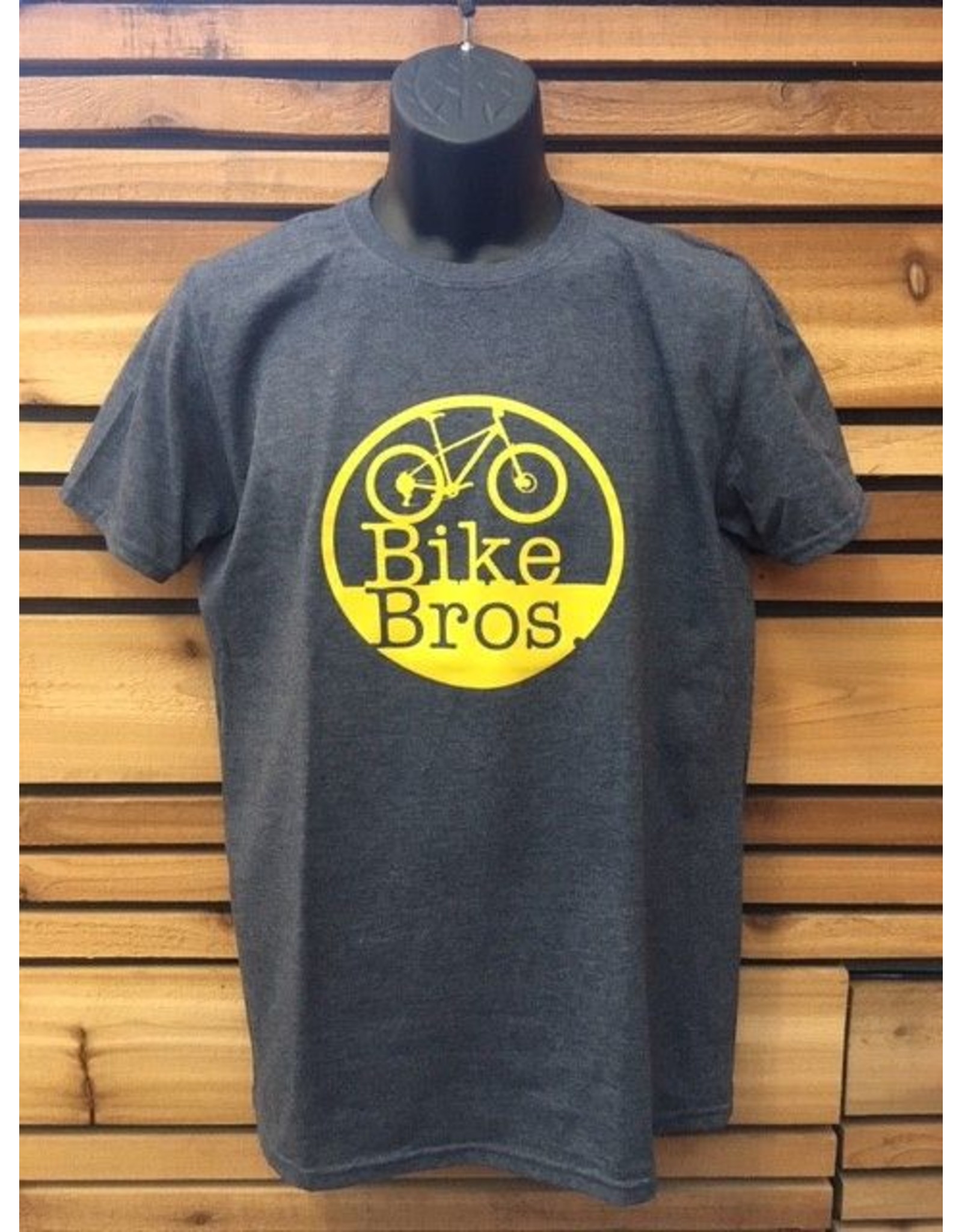 Bike Bros. Bike Bros Yellow Round Logo T-Shirt