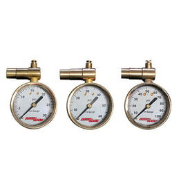 Meiser Presta Valve Dial Pressure Gauge w/ Pressure relief by Meiser